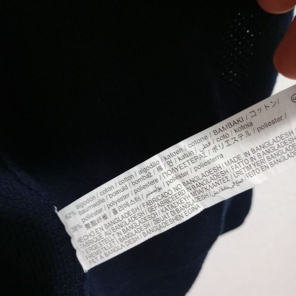 Zara Kid Boy Knit Sweater / Cardigan dark navy size 9 ~ 134cm - Picture 6 of 11